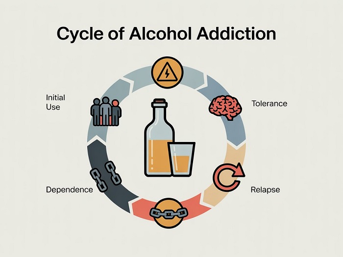 The Cycle of Alcohol Addiction