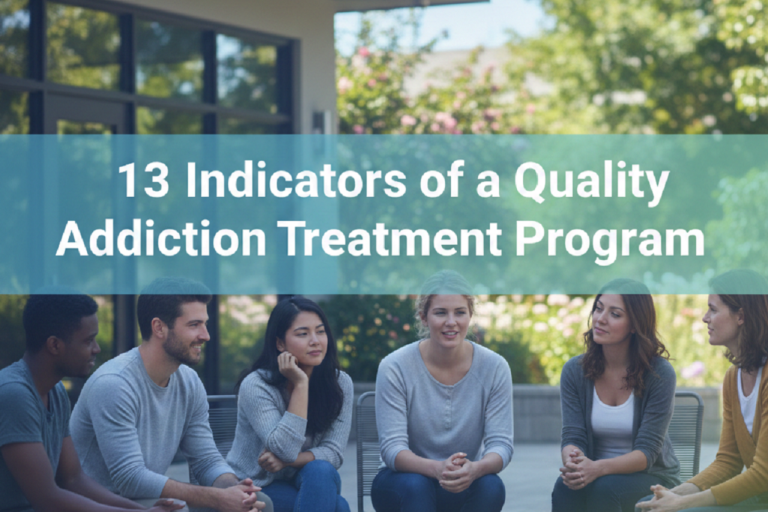 13 Indicators of a Quality Addiction Treatment Program