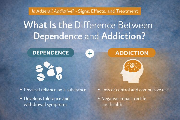 What is the Difference Between Dependence and Addiction