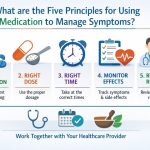 What are the Five Principles for Using Medication to Manage Symptoms