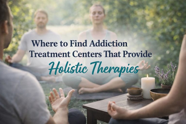 Where to Find Addiction Treatment Centers That Provide Holistic Therapies