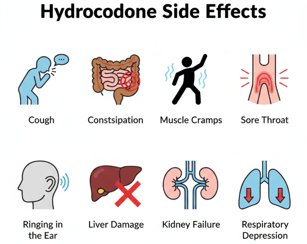 Recognizing Hydrocodone Common Side Effects