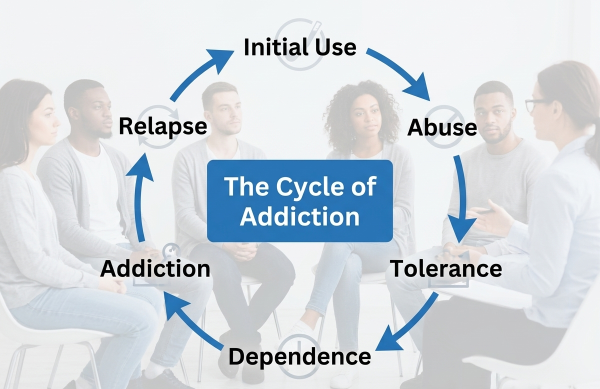 Cycle of Addiction & Mental Health Issues