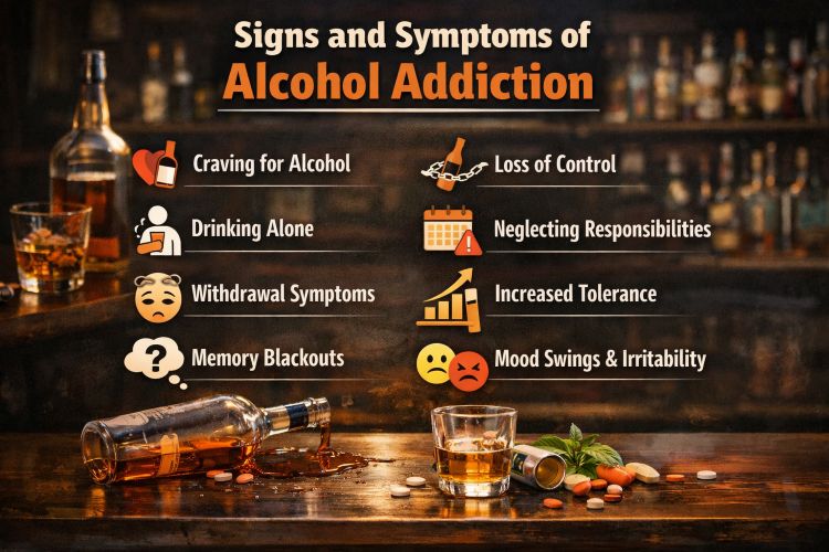 Signs and Symptoms of Alcohol Addiction