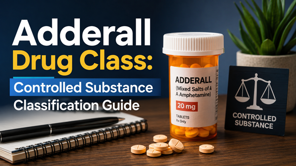 Adderall Drug Class Controlled Substance Classification Guide
