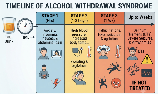 Alcohol Withdrawal Timeline and Symptoms