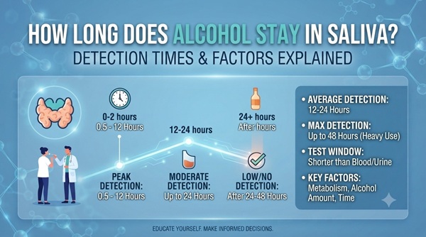 How Long Does Alcohol Stay in Saliva