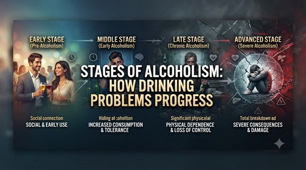 Stages of Alcoholism